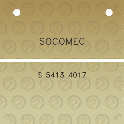 socomec-s-5413-4017