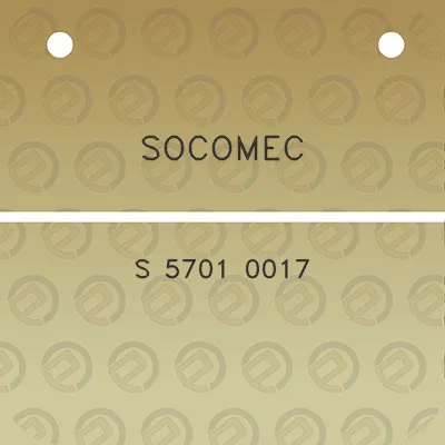 socomec-s-5701-0017