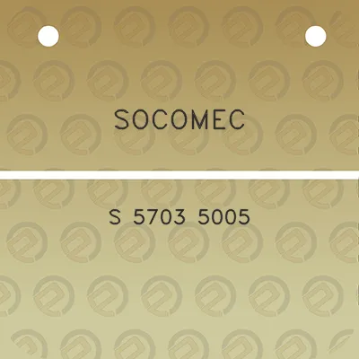 socomec-s-5703-5005