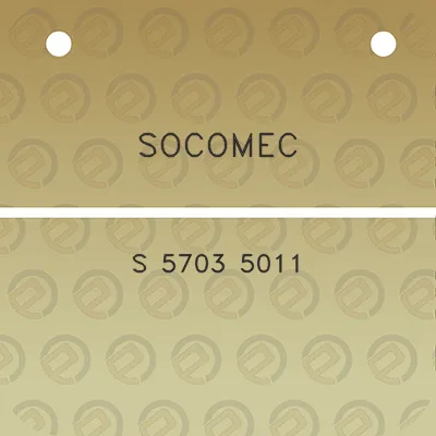 socomec-s-5703-5011