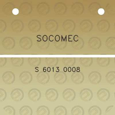 socomec-s-6013-0008