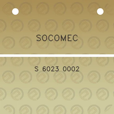 socomec-s-6023-0002