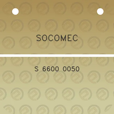 socomec-s-6600-0050