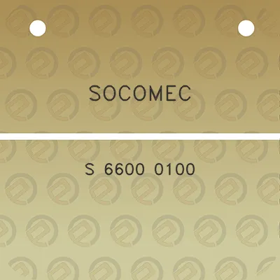 socomec-s-6600-0100