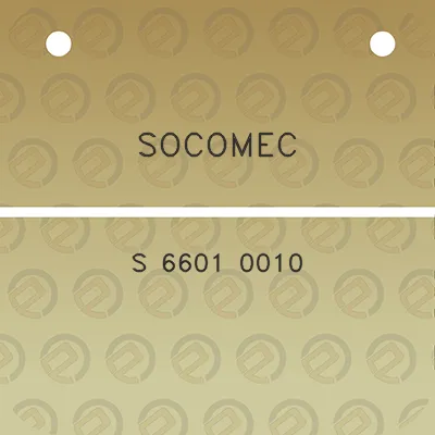 socomec-s-6601-0010