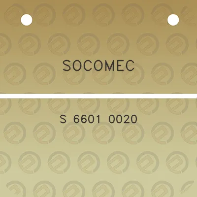 socomec-s-6601-0020