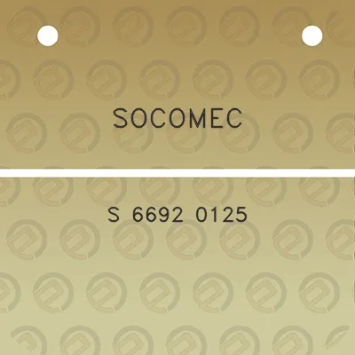 socomec-s-6692-0125