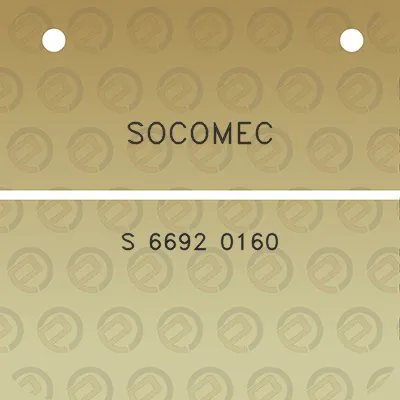 socomec-s-6692-0160