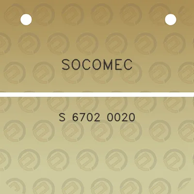 socomec-s-6702-0020