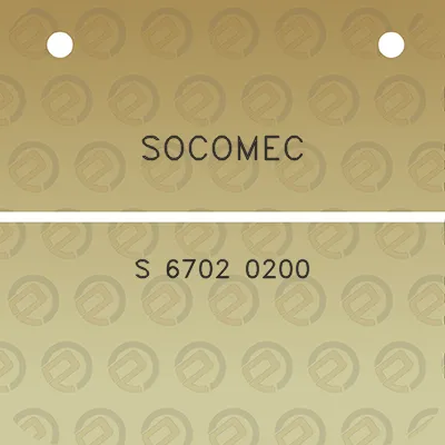 socomec-s-6702-0200