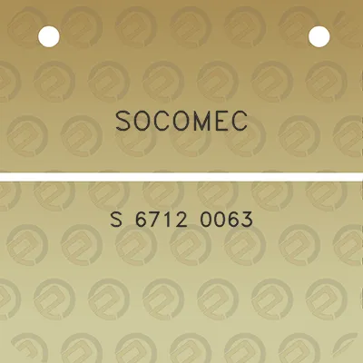 socomec-s-6712-0063