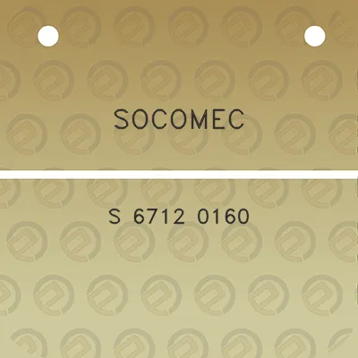 socomec-s-6712-0160