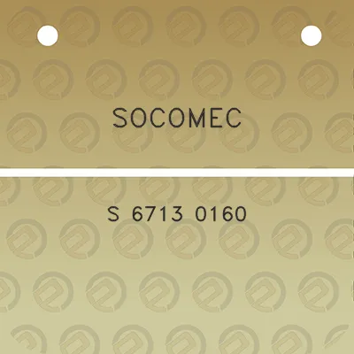 socomec-s-6713-0160