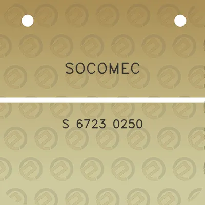 socomec-s-6723-0250