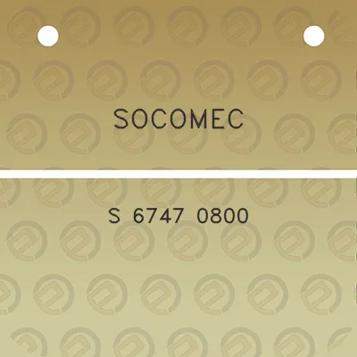 socomec-s-6747-0800