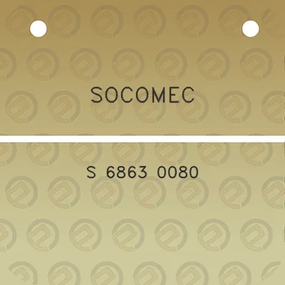 socomec-s-6863-0080