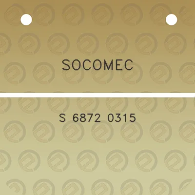 socomec-s-6872-0315