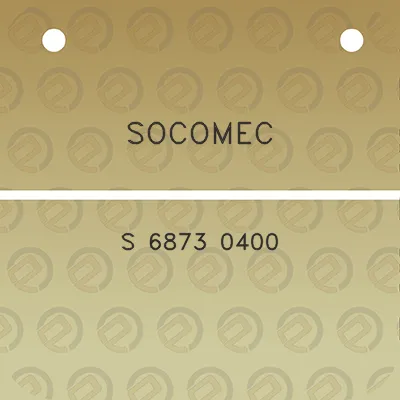 socomec-s-6873-0400