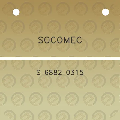 socomec-s-6882-0315