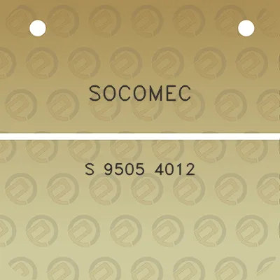 socomec-s-9505-4012