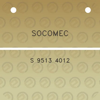 socomec-s-9513-4012