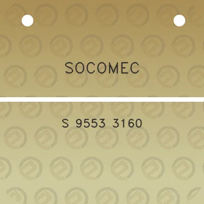 socomec-s-9553-3160