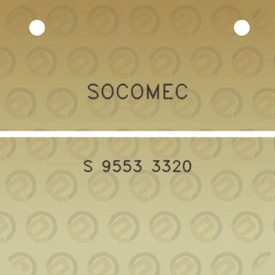 socomec-s-9553-3320