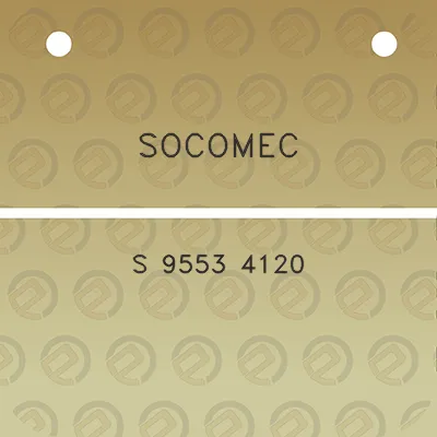 socomec-s-9553-4120