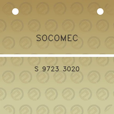 socomec-s-9723-3020