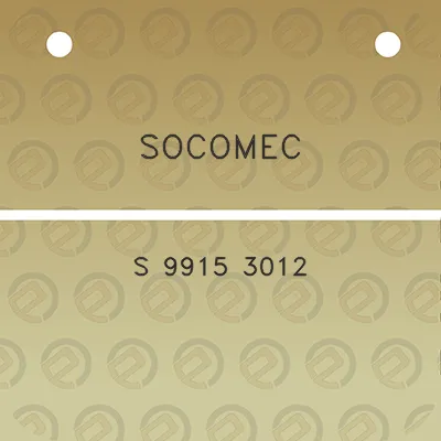 socomec-s-9915-3012