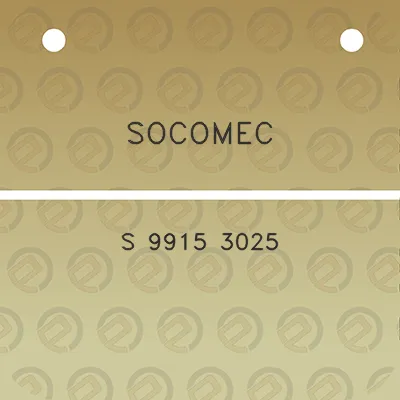 socomec-s-9915-3025