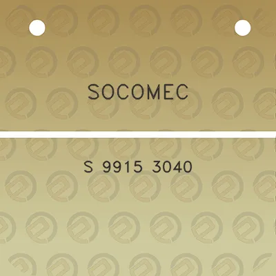 socomec-s-9915-3040