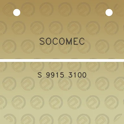 socomec-s-9915-3100