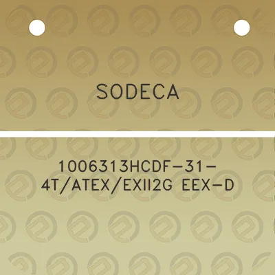 sodeca-1006313hcdf-31-4tatexexii2g-eex-d