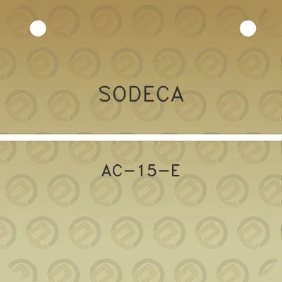 sodeca-ac-15-e