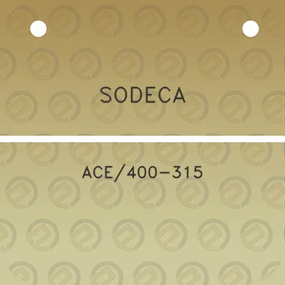 sodeca-ace400-315