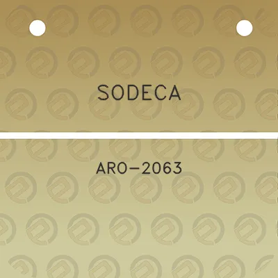 sodeca-aro-2063