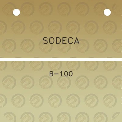 sodeca-b-100