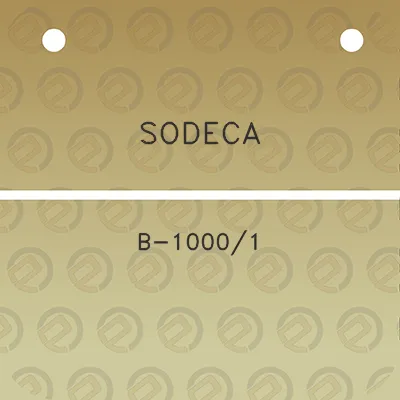 sodeca-b-10001