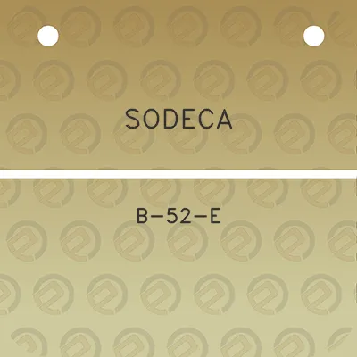 sodeca-b-52-e