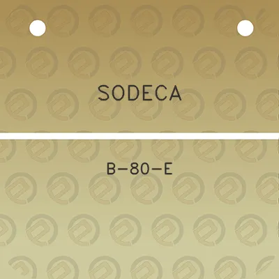 sodeca-b-80-e