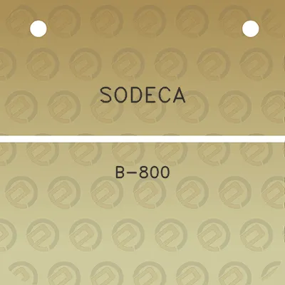 sodeca-b-800