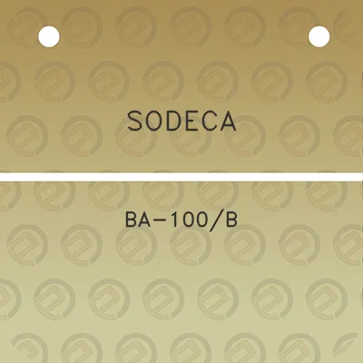 sodeca-ba-100b