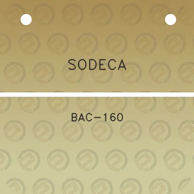 sodeca-bac-160