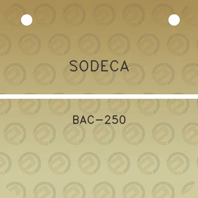 sodeca-bac-250