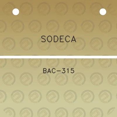 sodeca-bac-315