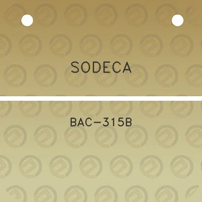 sodeca-bac-315b