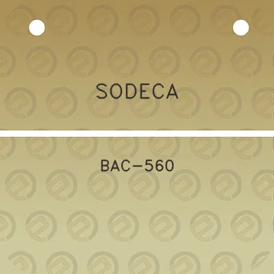 sodeca-bac-560