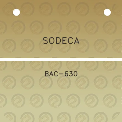 sodeca-bac-630