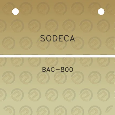 sodeca-bac-800